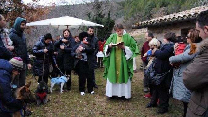 Benedizione degli animali a Collepino