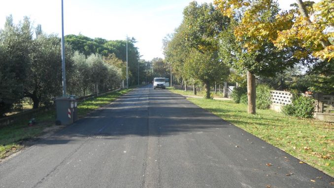 Spello, terminata la nuova fognatura in via Rapecchiano