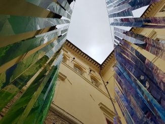 Installazione di Barbara Crawford Cor Unum a Spello fino a mercoledì