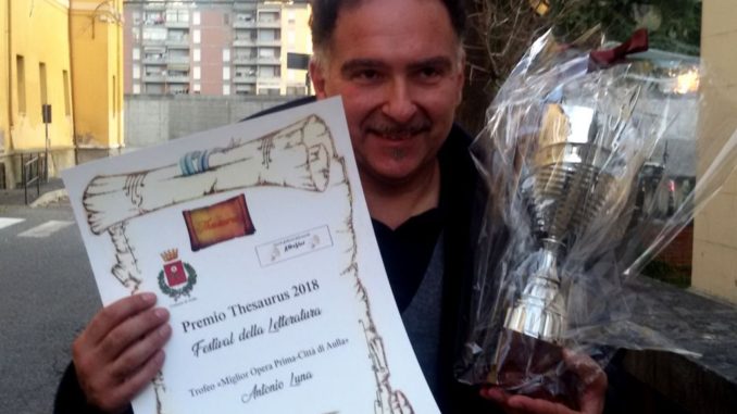 Festival letteratura di Aulla: ad Antonio Luna il trofeo “Migliore opera prima”