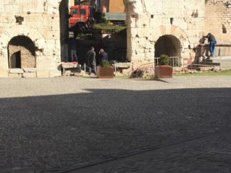 Ripresi i lavori per l’ulteriore valorizzazione dell’area archeologica di Porta Consolare
