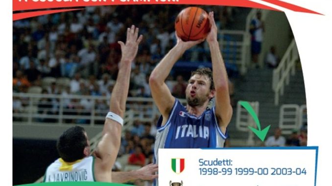 Il grande campione della pallacanestro Gek Galanda a Cannara 