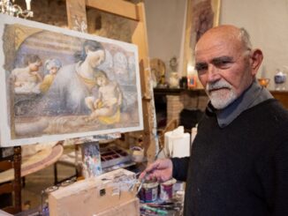 Infiorate di Spello, speciale annullo filatelico di Poste Italiane