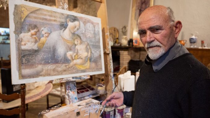 Infiorate di Spello, speciale annullo filatelico di Poste Italiane