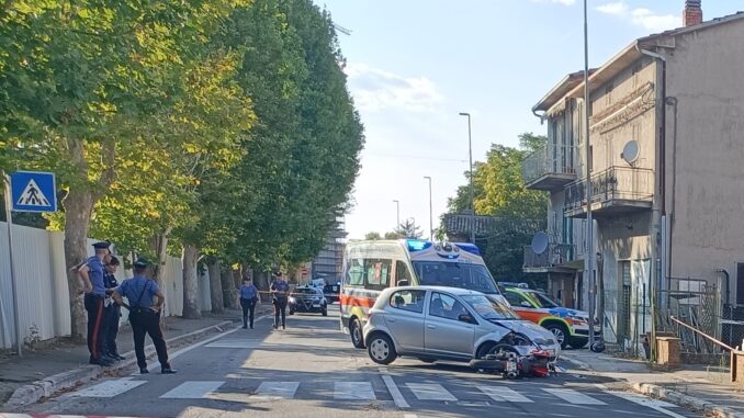 Incidente a Santa Maria degli Angeli, scontro auto-moto, morto un 53enne di Cannara