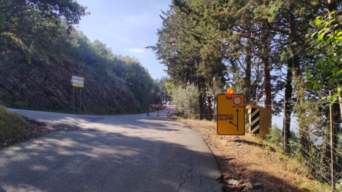 SP 249. Chiusura momentanea messa in sicurezza sede stradale