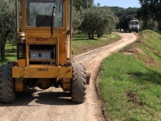 Interventi sulle strade bianche collinari di Spello per migliorare la viabilità