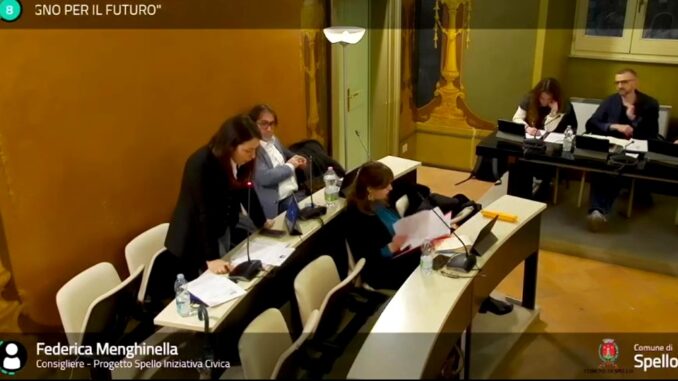 Consiglio comunale Spello, attacchi personali alla consigliera Menghinella