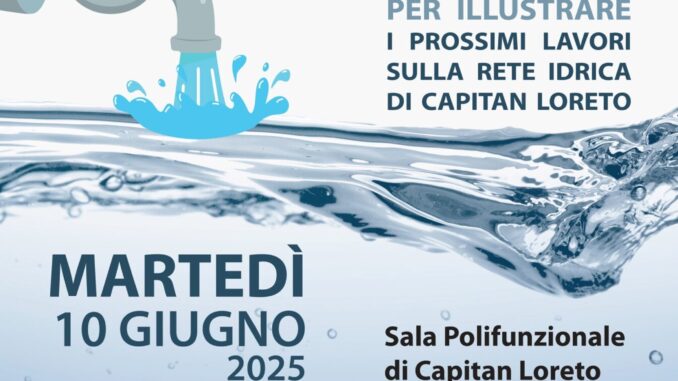 Interventi alla rete idrica, incontro pubblico a Spello