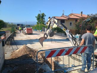 Partiti i lavori sulla rete idrica a Capitan Loreto a Spello