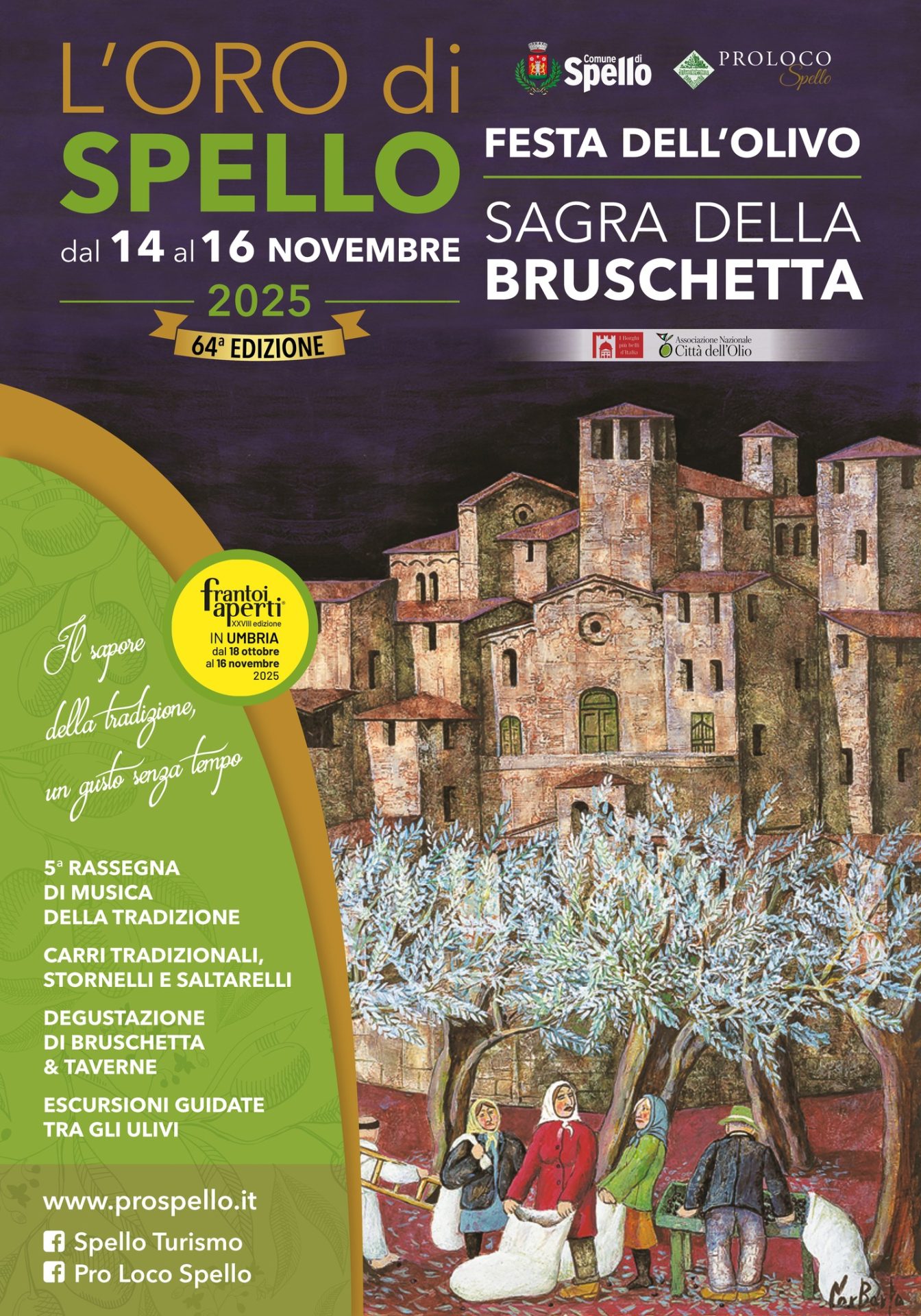 L’Umbria dell’olio in festa tra frasche, musica e sapori